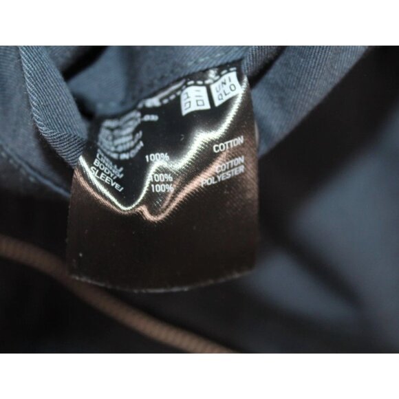Uniqlo and Lemaire Blazer Mens XS Blue Brushed Cotton 3-Button Sport Coat Jacket - Picture 9 of 11